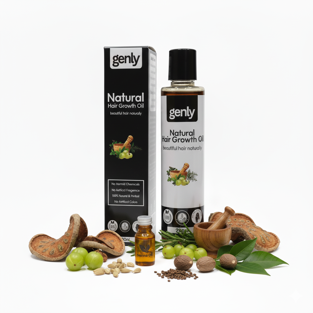 Natural & Herbal Hair Oil For Hair Growth & Hair Fall Control