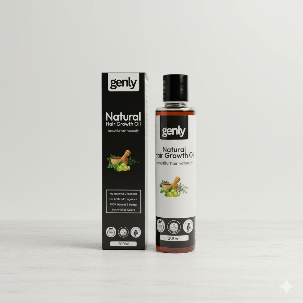 Natural & Herbal Hair Oil For Hair Growth & Hair Fall Control